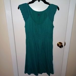 Junior's Teal So Dress Size M
